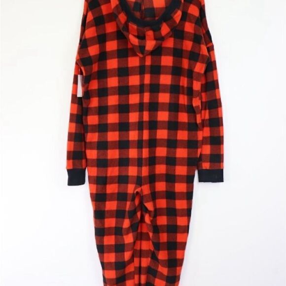 🦋FAMILY PAJAMAS Women’s Onesie style hoodie 
Microfreeleze comfortable SZ L - Picture 9 of 11